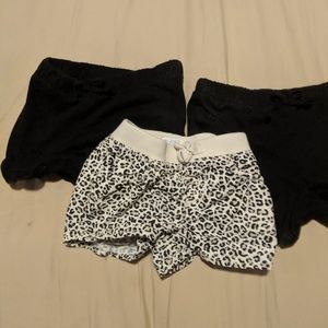 Three pairs of children's place 2T girls shorts